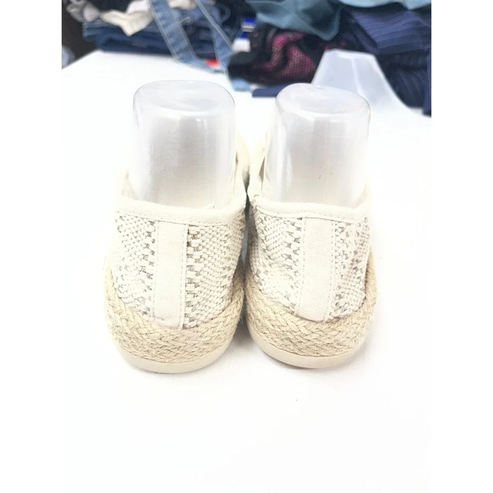 Esprit Nadine Cream Woven Espadrille Slip On Flats E4NAD15 Womens 10M